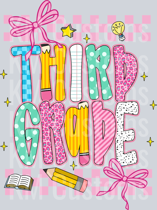 3rd Grade Pink Checker