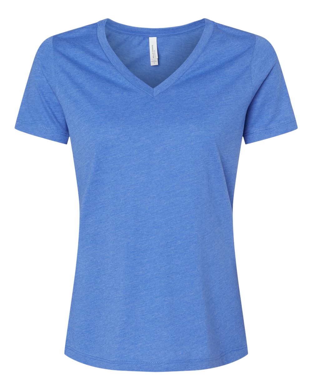 BELLA + CANVAS - Women's Relaxed Heather CVC V-Neck Tee