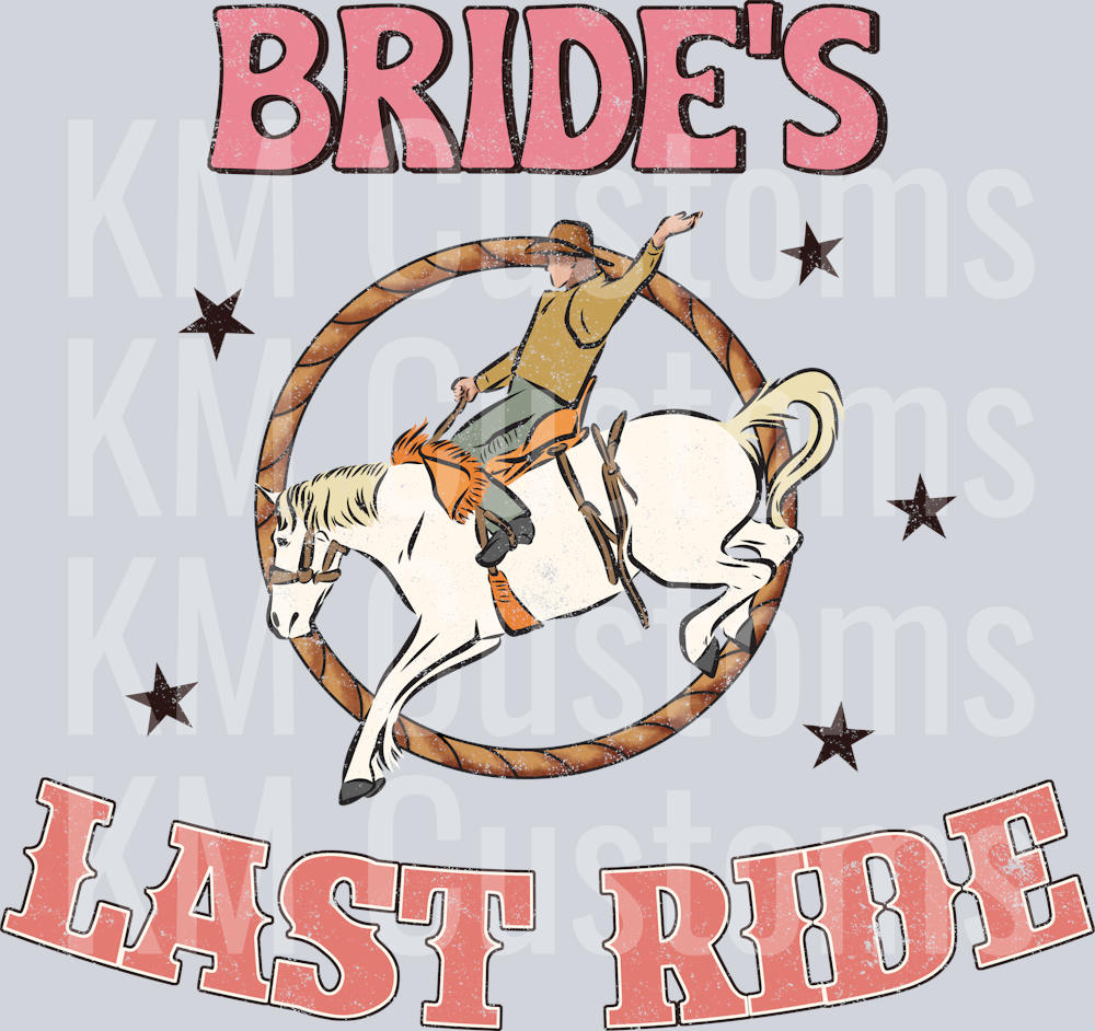 Brides last ride
