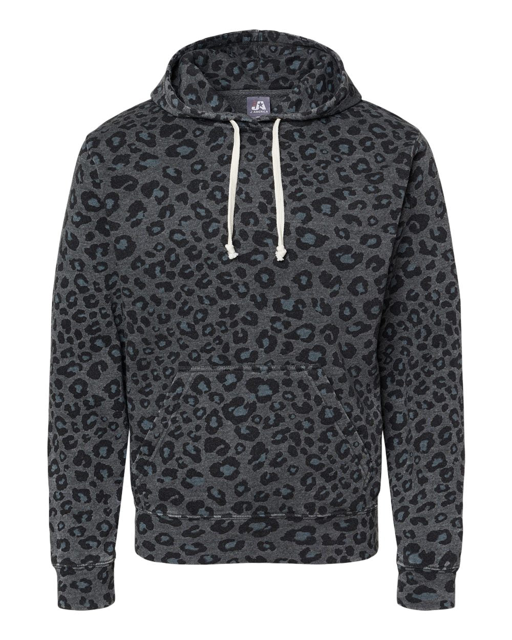 J. America - Triblend Fleece Hooded Sweatshirt - 8871