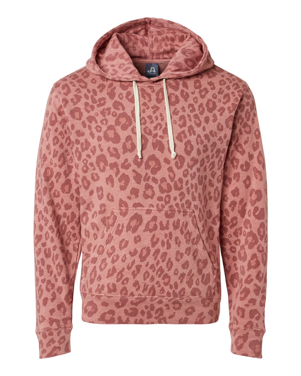 J. America - Triblend Fleece Hooded Sweatshirt - 8871