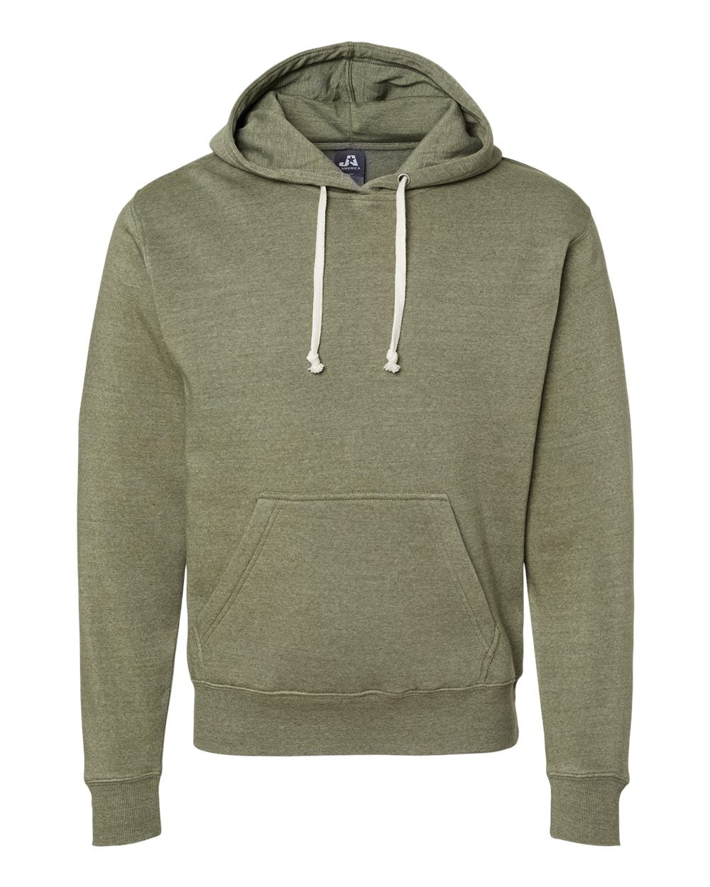 J. America - Triblend Fleece Hooded Sweatshirt - 8871