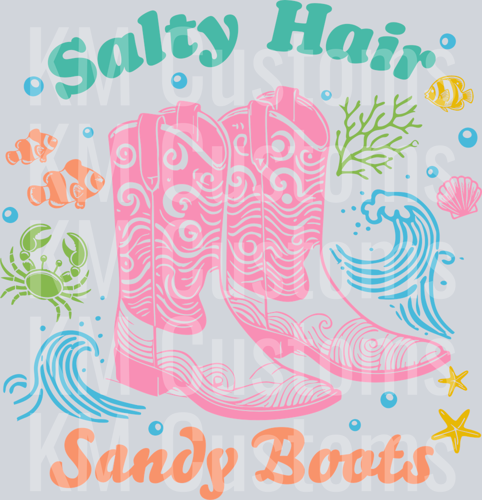 Salty Hair Sandy Boots