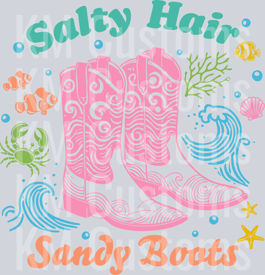 Salty Hair Sandy Boots