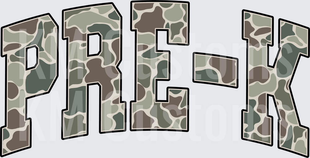 Camo - PreK