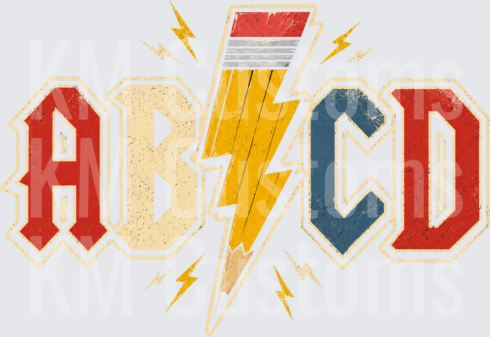 ABDC Lightning Bolt Pencil