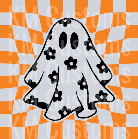 Orange Checker Ghost