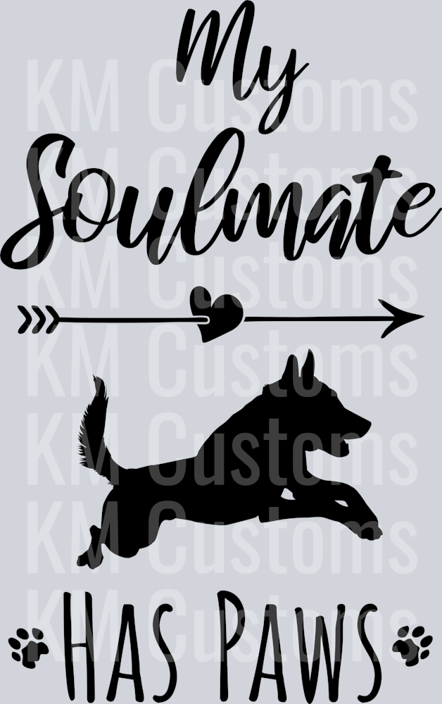 Soulmate Malinois DTF Transfer