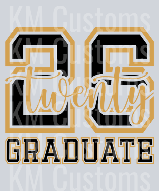 2026 Graduate DTF Transfer