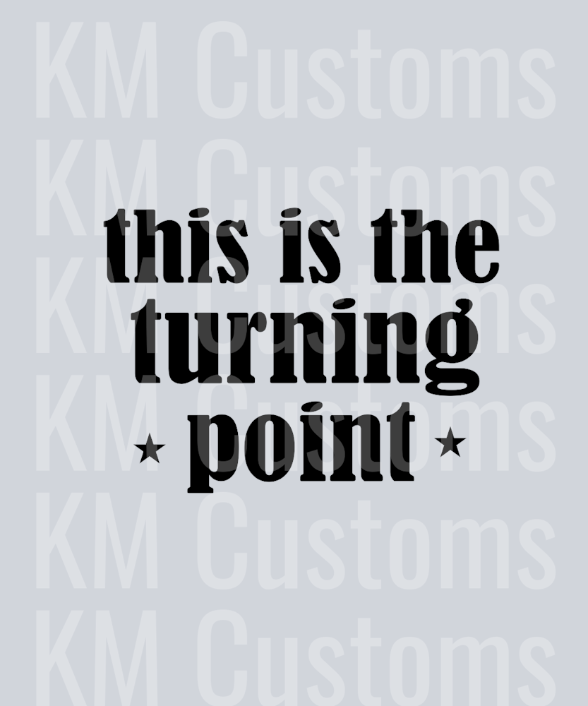 Turning Point - Simple DTF Transfer