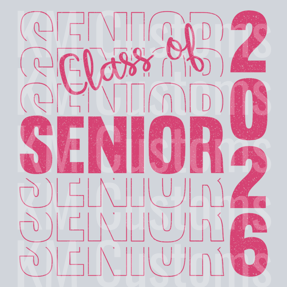 Senior Class of 2026 DTF Transfer