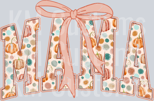 Mama Fall Bow Varsity