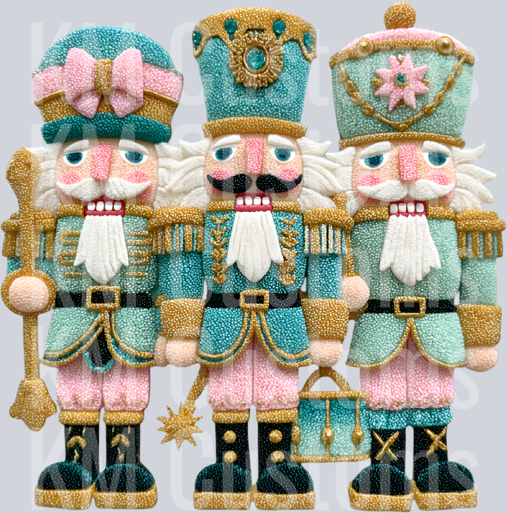 Nutcrackers - Faux Yarn DTF Transfer