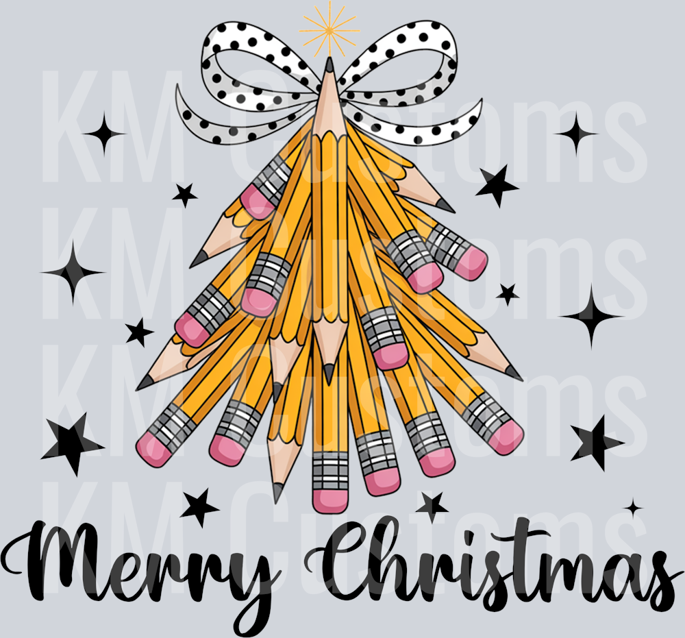 Pencil Christmas Tree