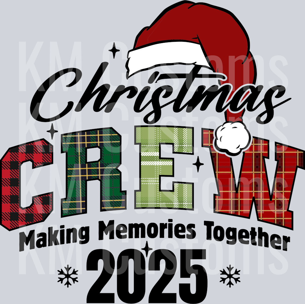 Christmas Crew 3 DTF Transfer