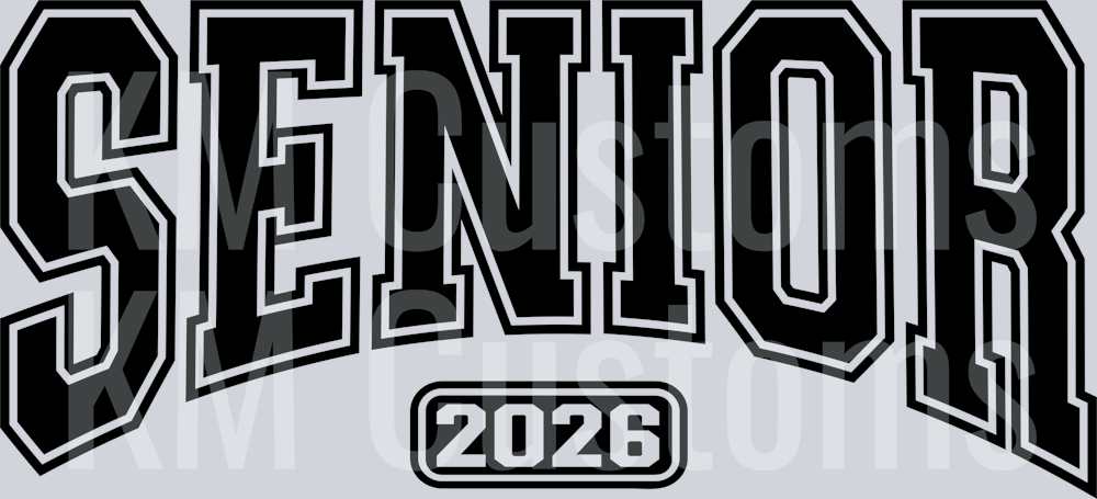 Senior 26 Varsity DTF Transfer