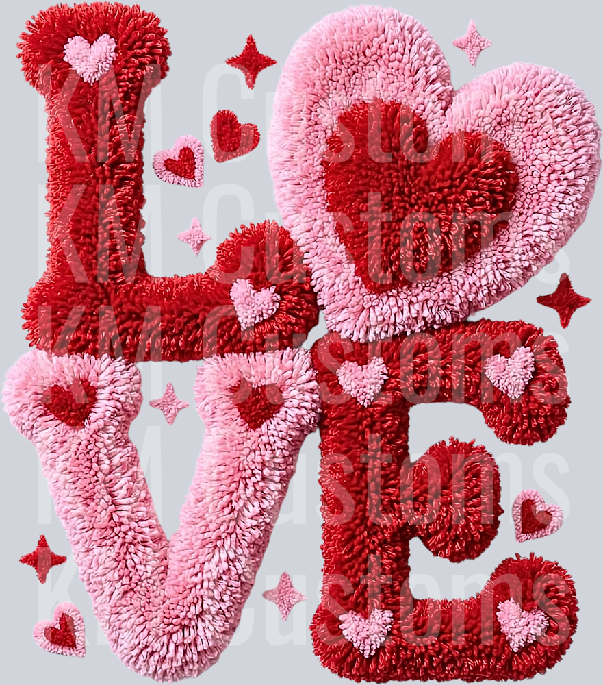 Love - Faux Latch Hook