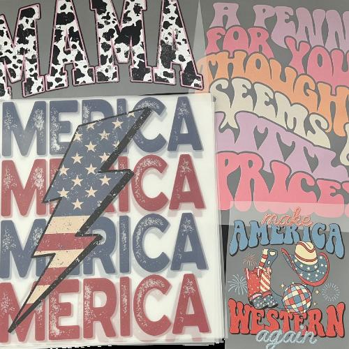 Direct to film heat transfers