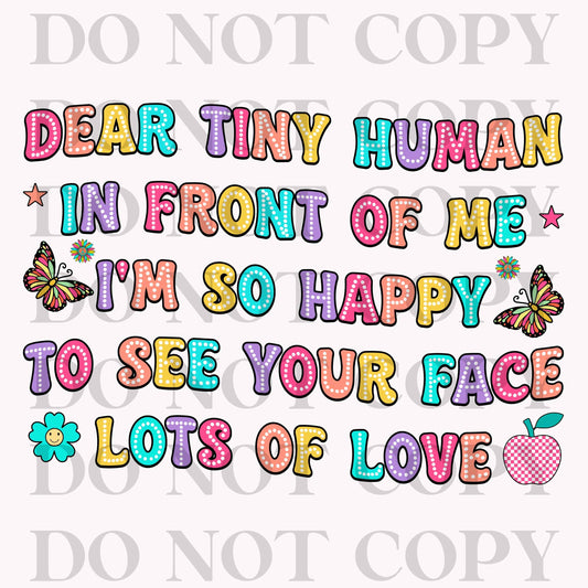 Dear Tiny Human