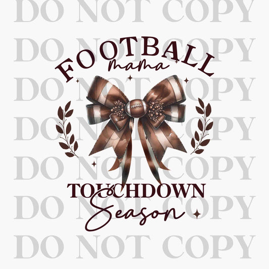 Football Mama Bow