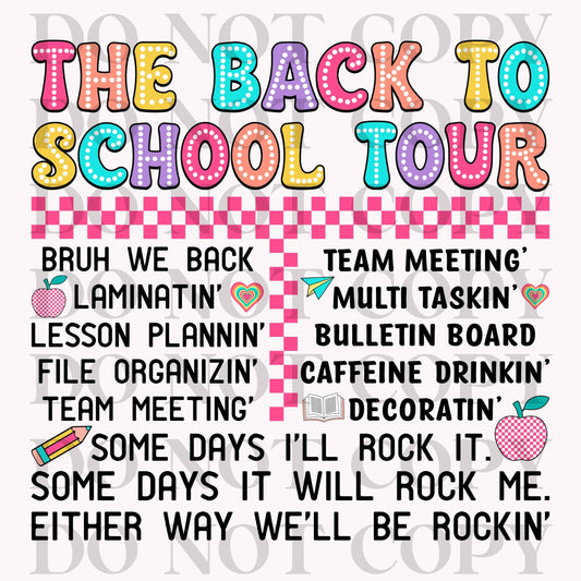 Back To School Tour