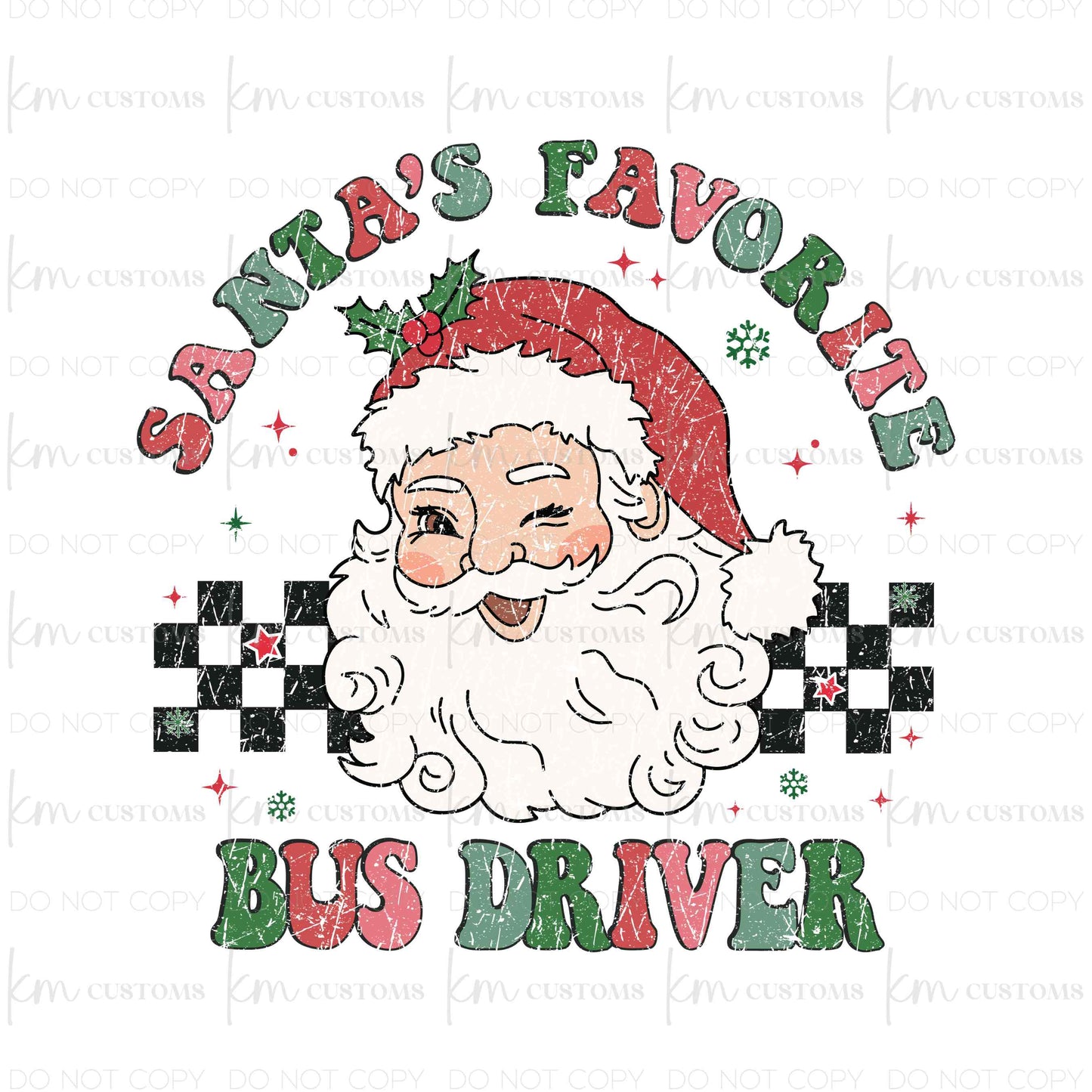 Santa's Favorite Bus Driver