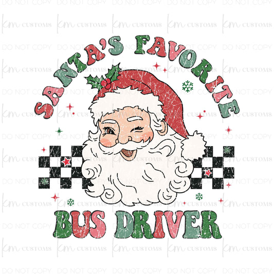 Santa's Favorite Bus Driver