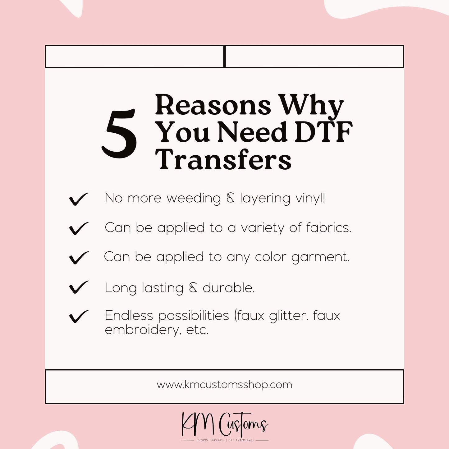 benefits of DTF Transfers 