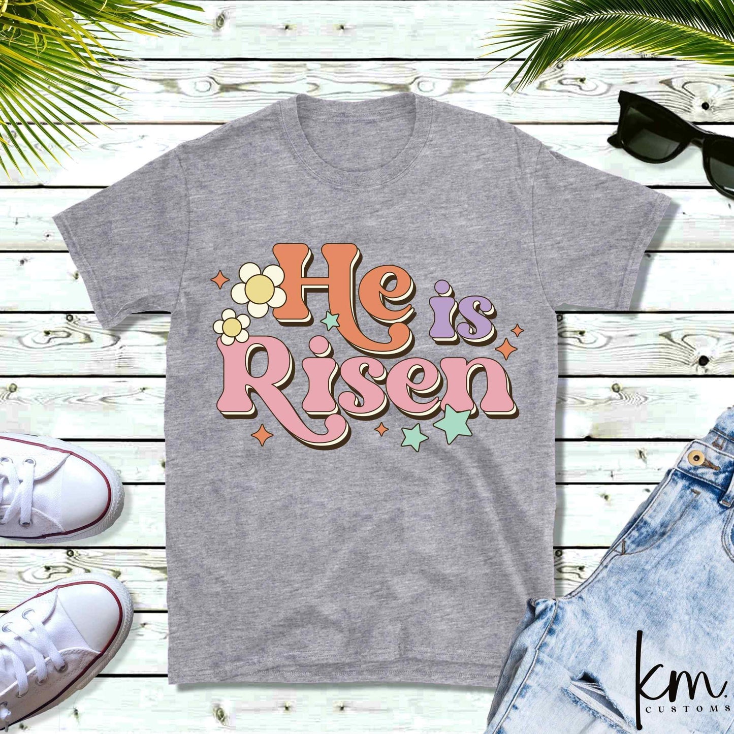 Retro He Is Risen