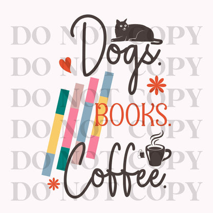 Dogs Books Coffee