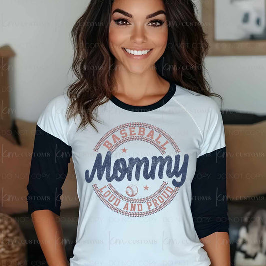 Vintage Baseball Mommy