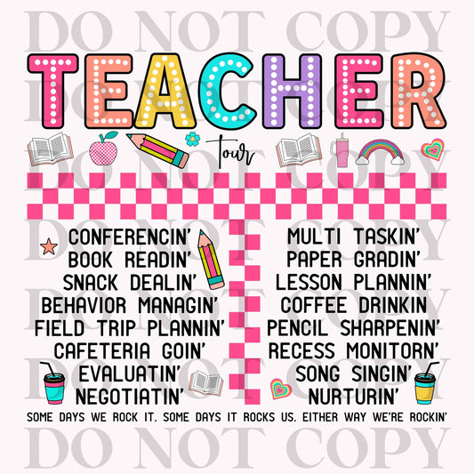 Teacher Tour