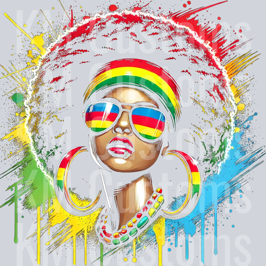 80's Afro Girl