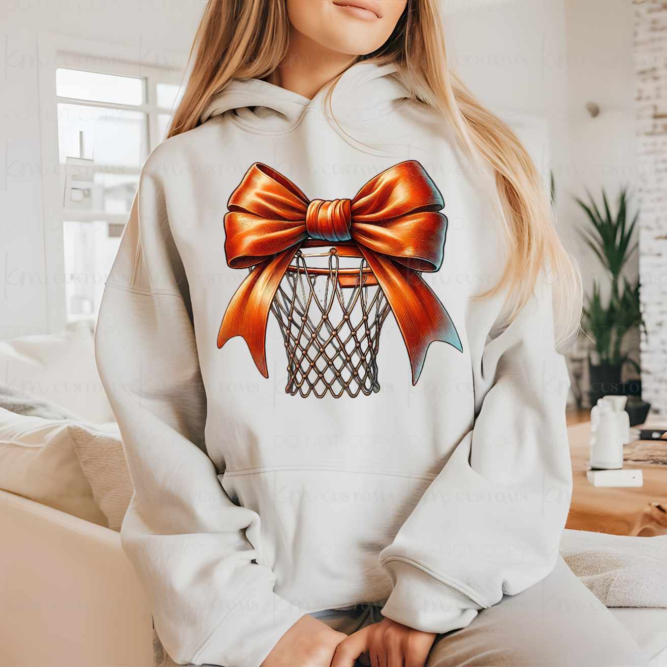 Basketball Hoop & Bow