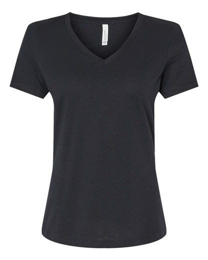 BELLA + CANVAS - Women's Relaxed Heather CVC V-Neck Tee
