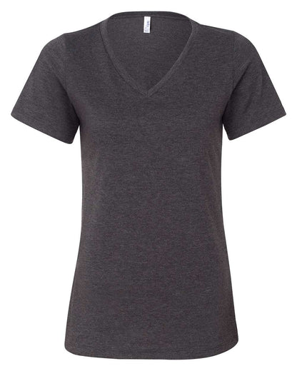 BELLA + CANVAS - Women's Relaxed Heather CVC V-Neck Tee