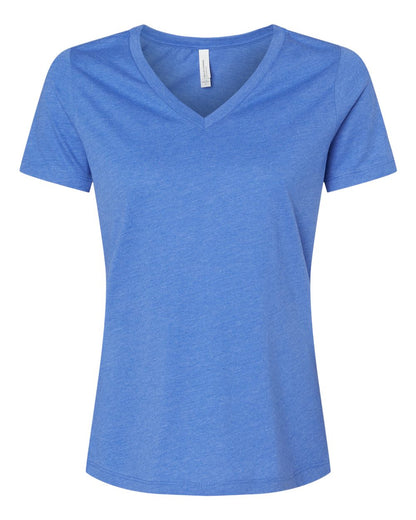 BELLA + CANVAS - Women's Relaxed Heather CVC V-Neck Tee