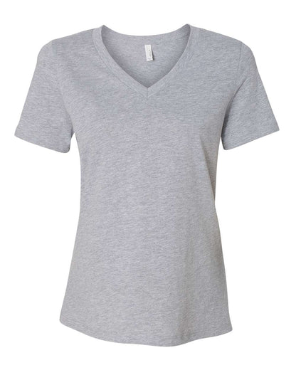 BELLA + CANVAS - Women's Relaxed Heather CVC V-Neck Tee