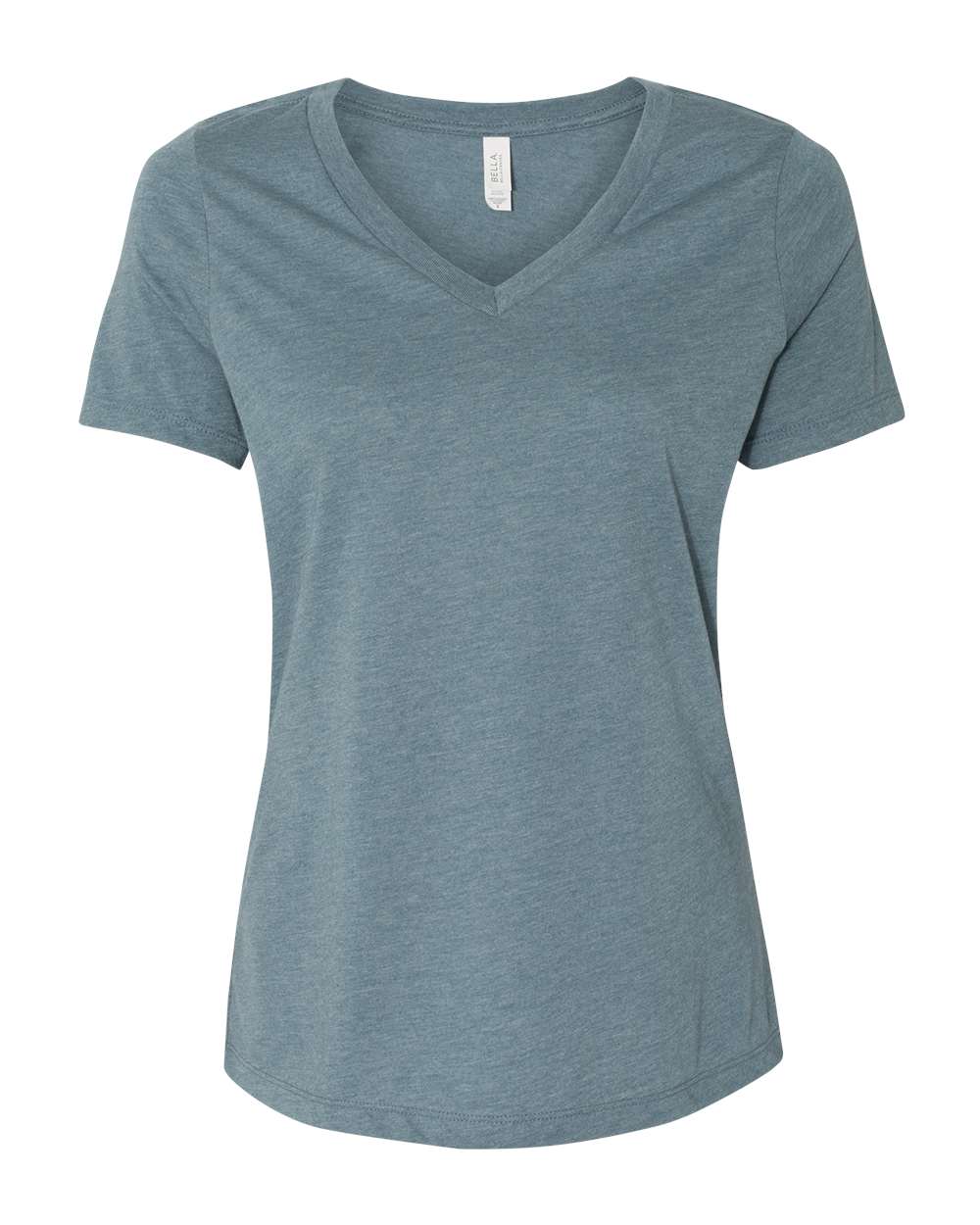 BELLA + CANVAS - Women's Relaxed Heather CVC V-Neck Tee