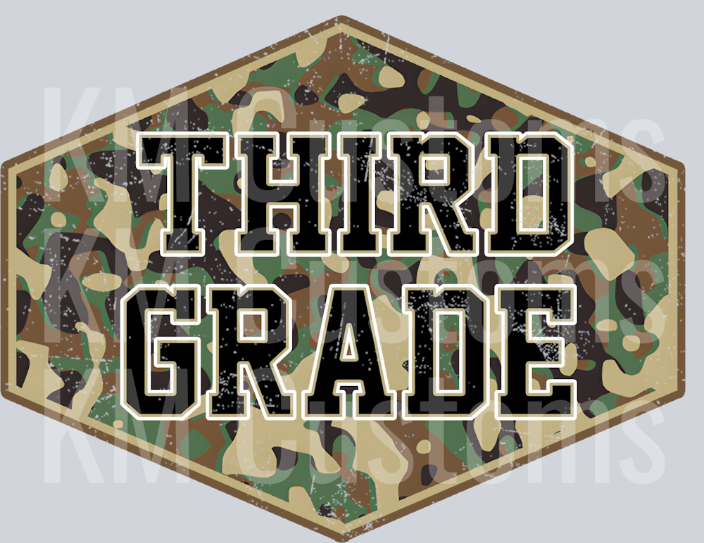 Camo 3rd Grade