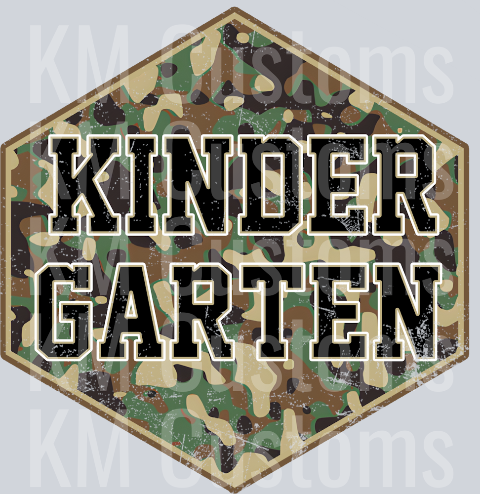 Camo KINDERGARTEN