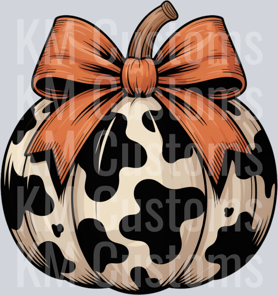 Cow Coquette Pumpkin