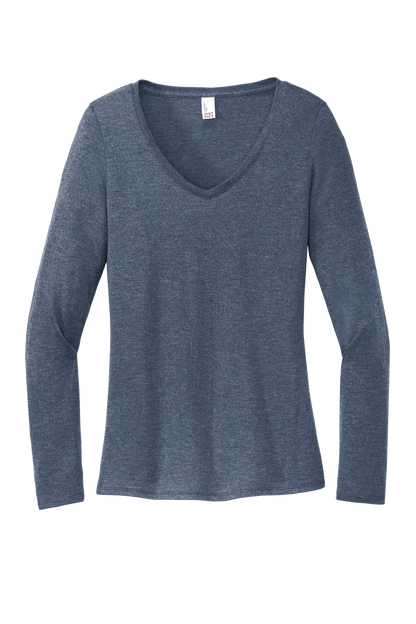 Women's Perfect Tri Long Sleeve V-Neck Tee