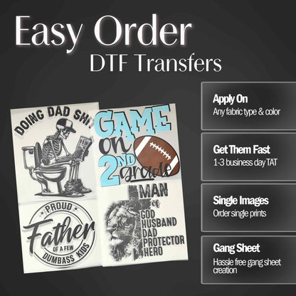 Easy Order - DTF Transfers