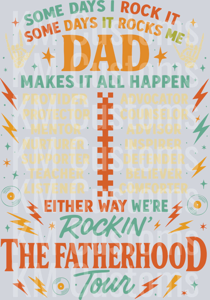 Fatherhood Tour - BACK