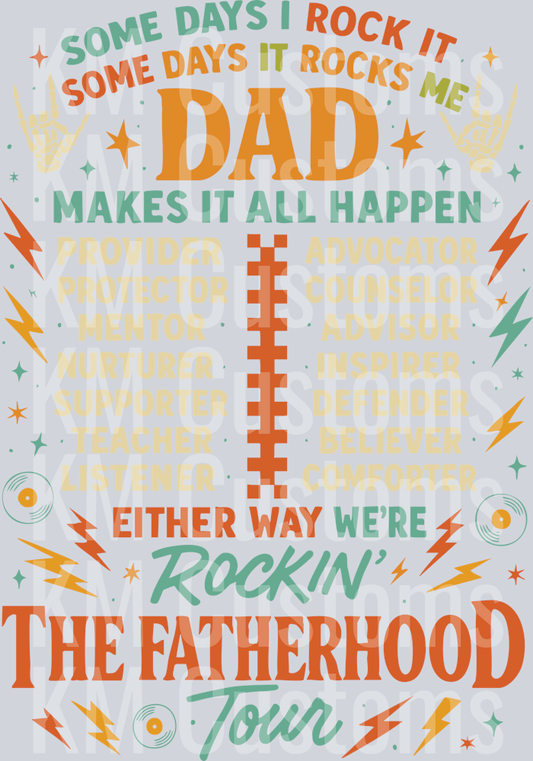 Fatherhood Tour - BACK