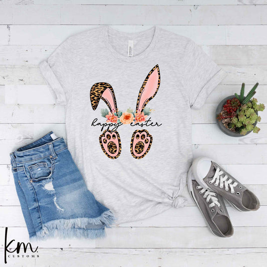 Hoppy Easter Cheetah Floral