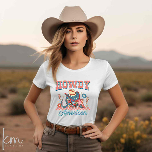 Howdy America - Checkered