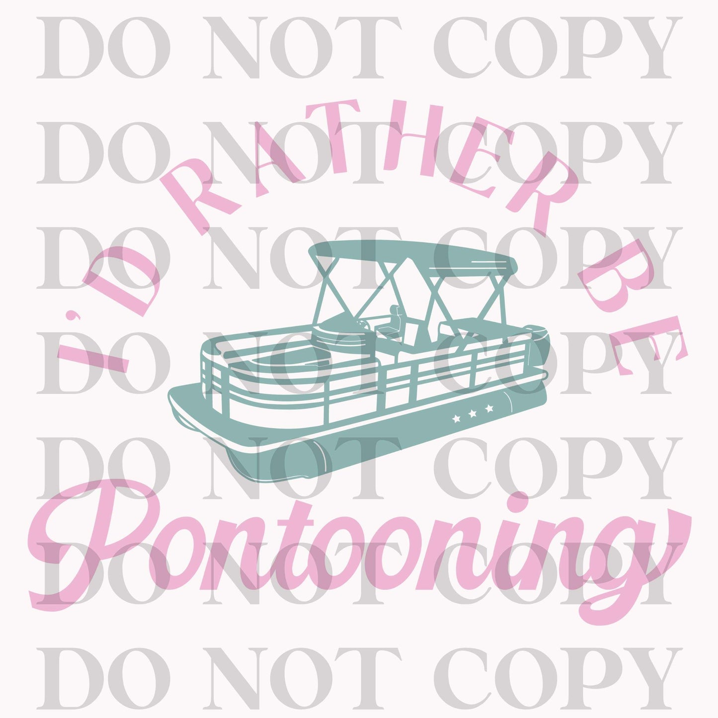 I'd Rather Be Pontooning