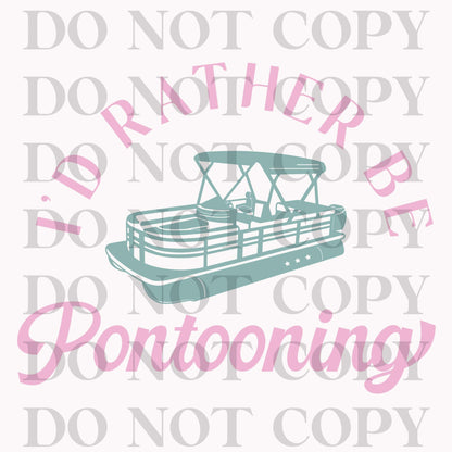 I'd Rather Be Pontooning